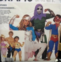 3353 POWER/ WAR HERO- PRINCESS, MUSCLE- MONSTER PATTERN LG 10,12